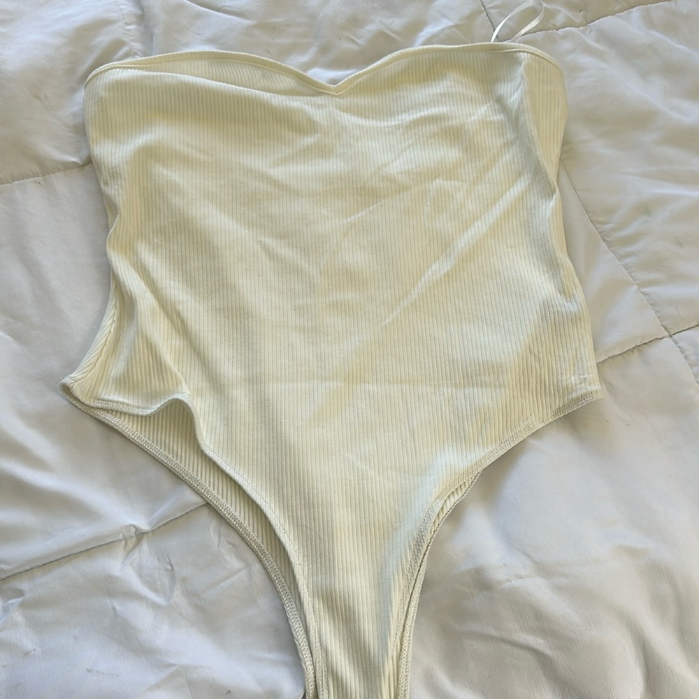 Cream bodysuit